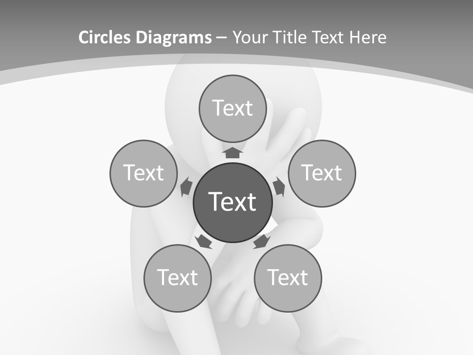 Character Anxiety Disappointed PowerPoint Template