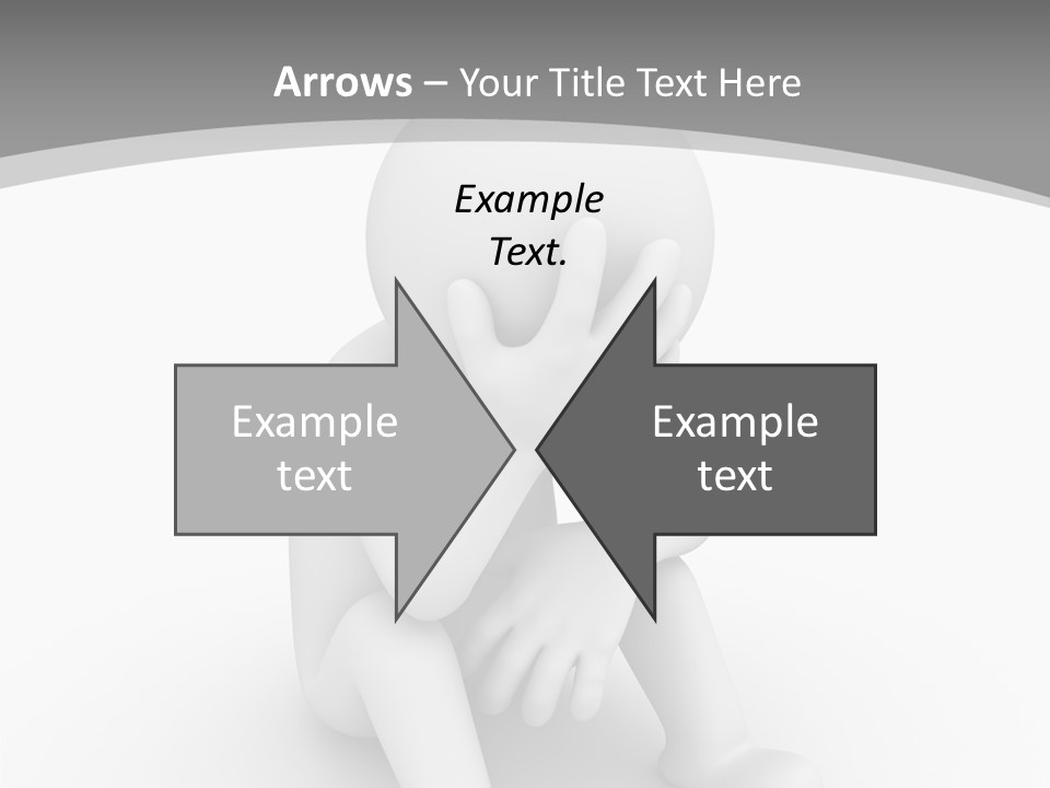Character Anxiety Disappointed PowerPoint Template