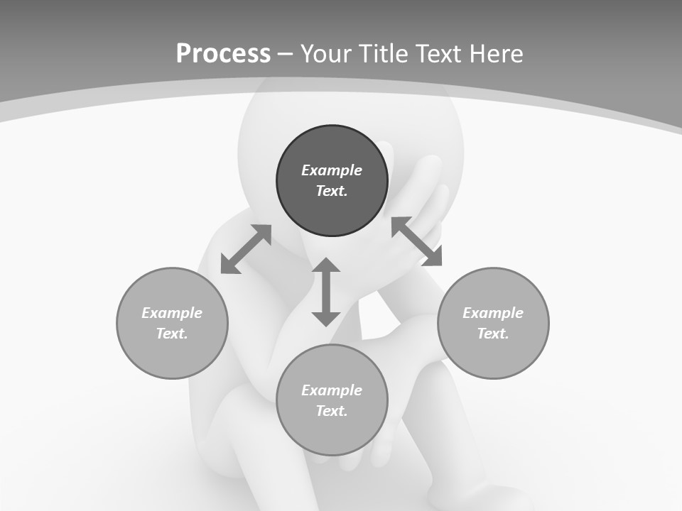 Character Anxiety Disappointed PowerPoint Template