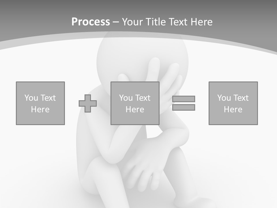 Character Anxiety Disappointed PowerPoint Template