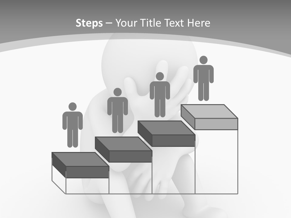 Character Anxiety Disappointed PowerPoint Template