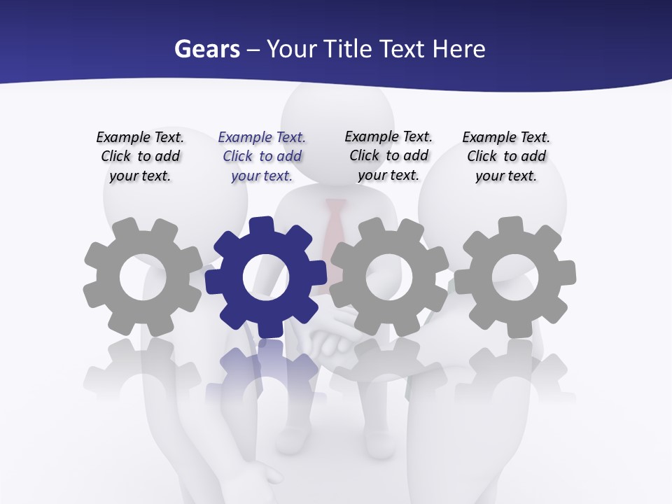 Cartoon Agreement Model PowerPoint Template