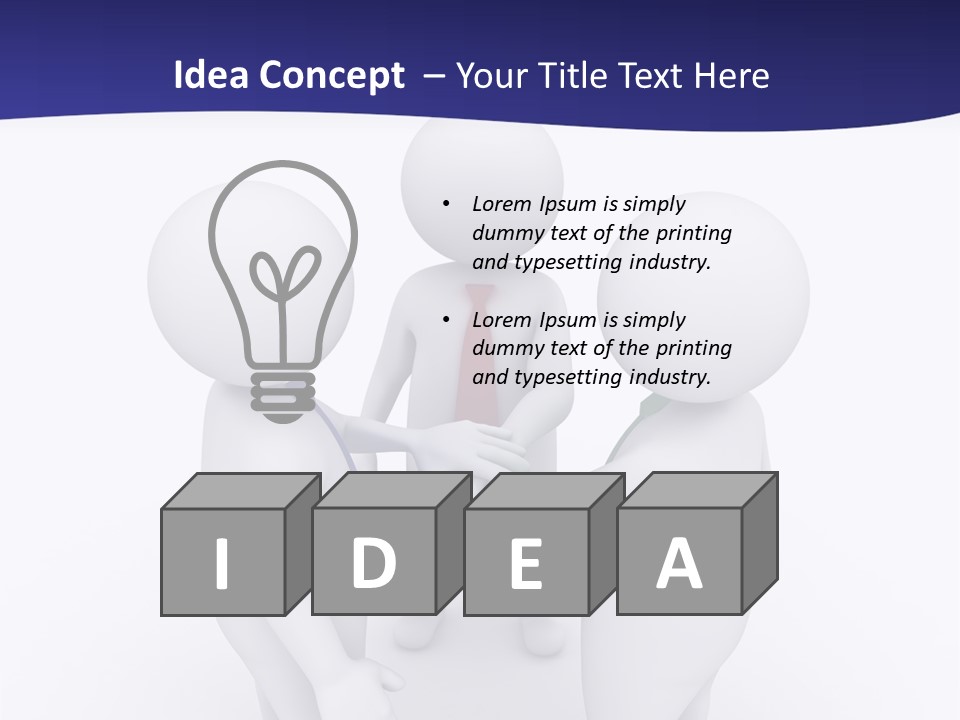 Cartoon Agreement Model PowerPoint Template