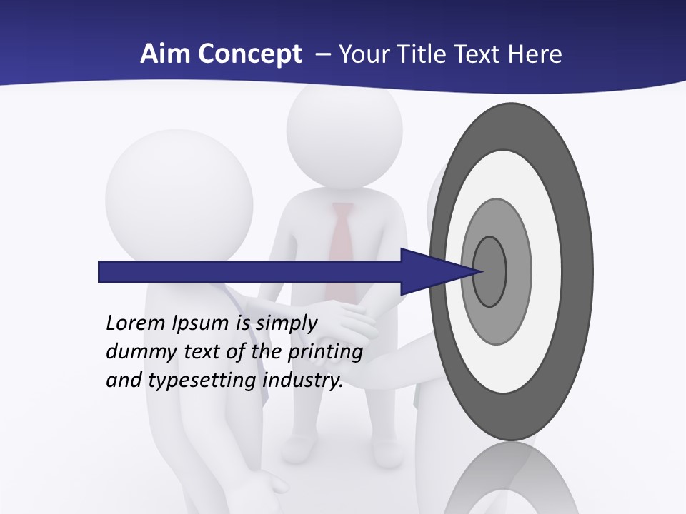 Cartoon Agreement Model PowerPoint Template