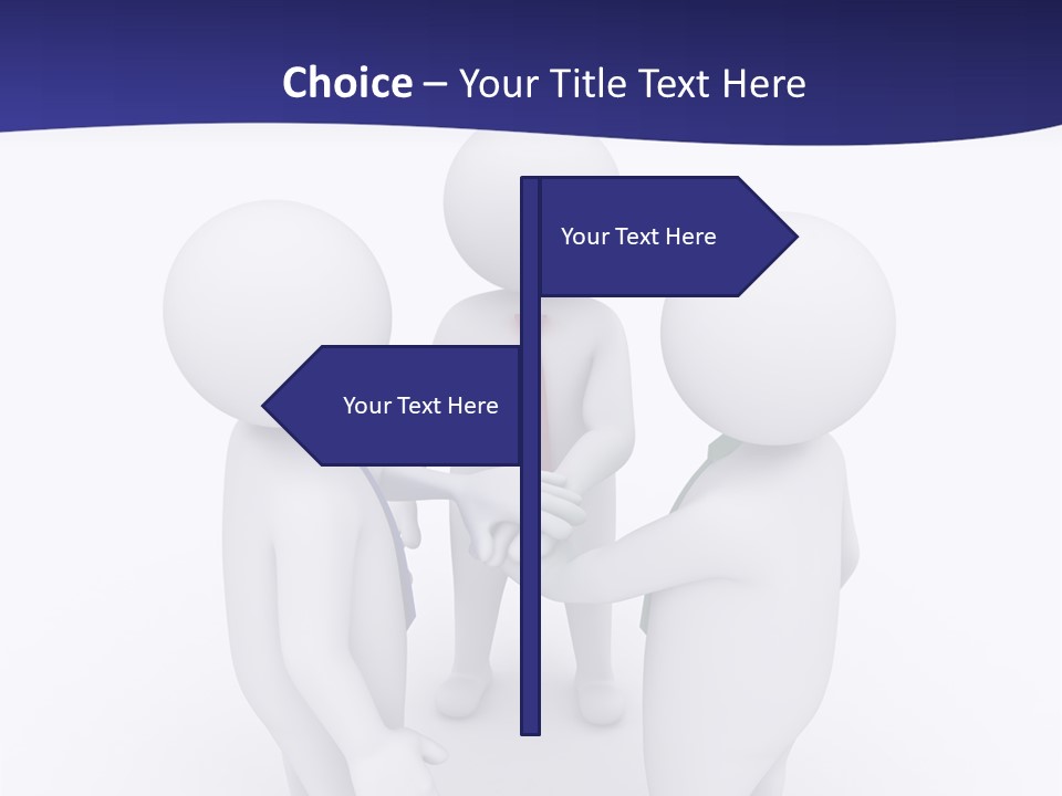 Cartoon Agreement Model PowerPoint Template