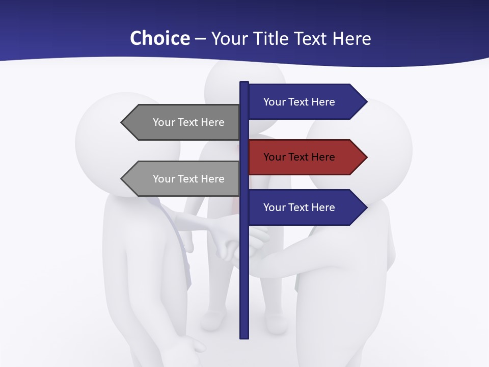 Cartoon Agreement Model PowerPoint Template