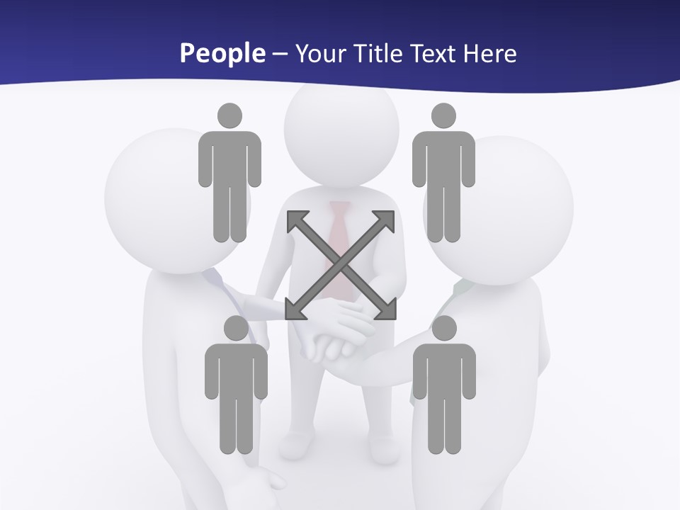 Cartoon Agreement Model PowerPoint Template