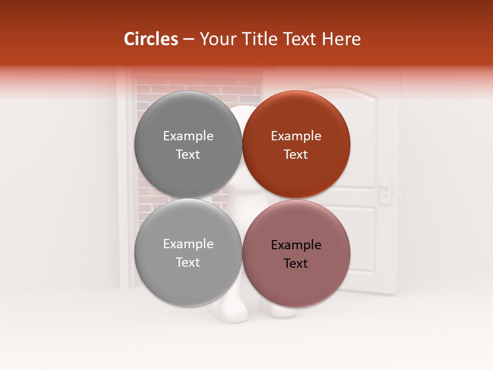 Sealed Puppet Illustration PowerPoint Template