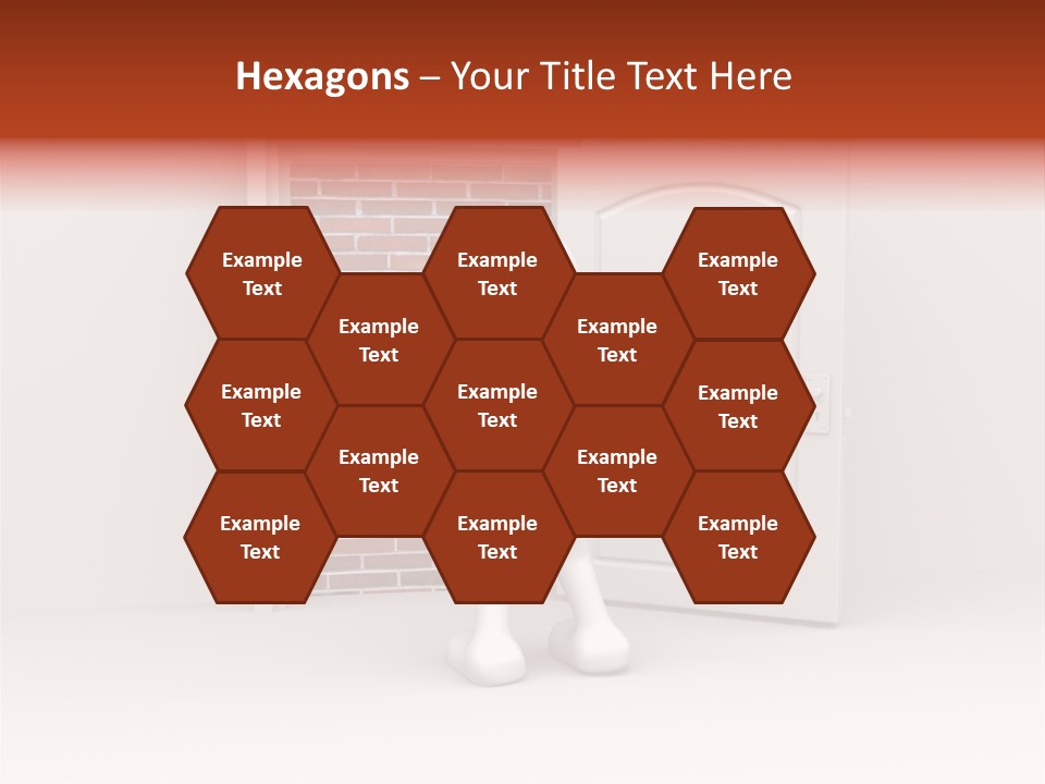 Sealed Puppet Illustration PowerPoint Template