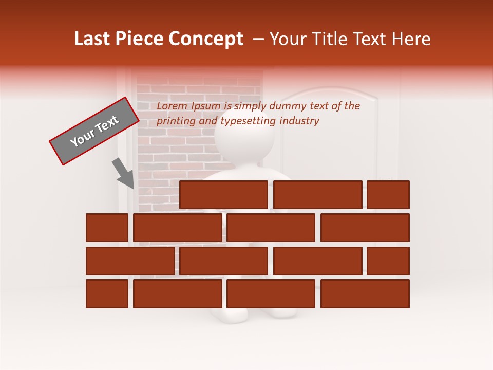 Sealed Puppet Illustration PowerPoint Template