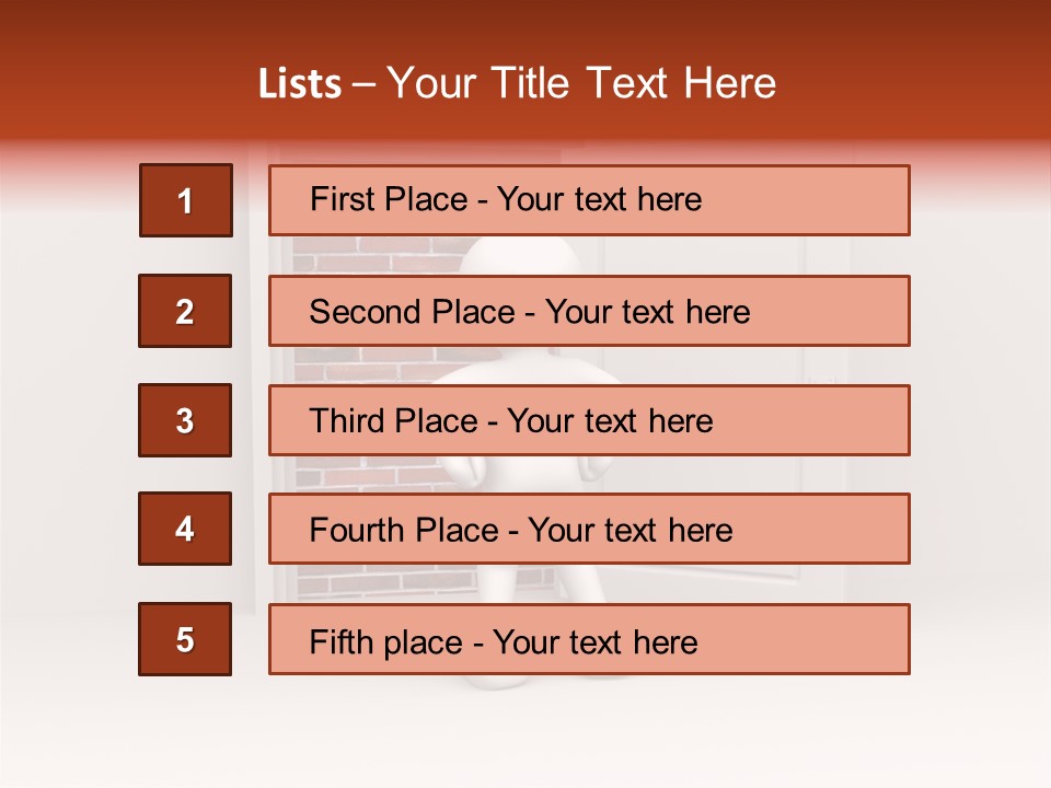 Sealed Puppet Illustration PowerPoint Template