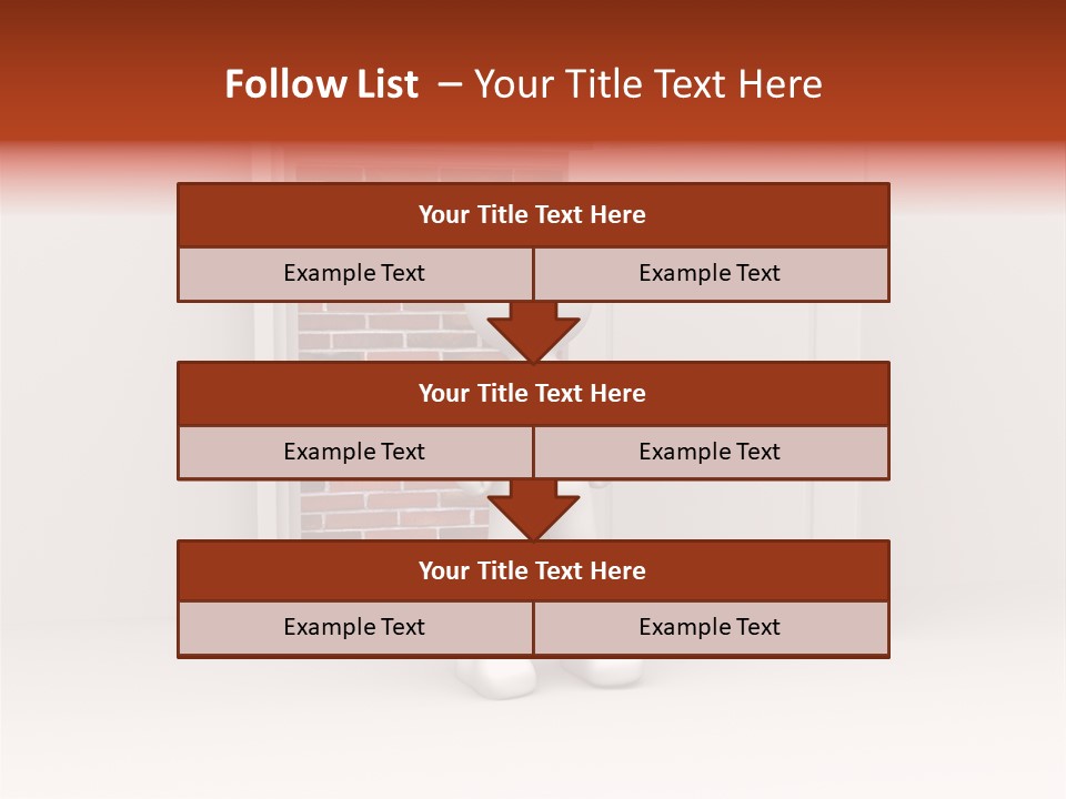 Sealed Puppet Illustration PowerPoint Template