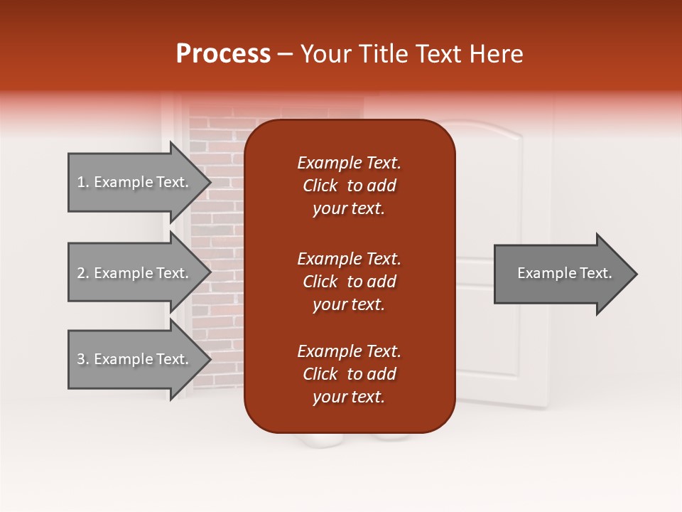 Sealed Puppet Illustration PowerPoint Template