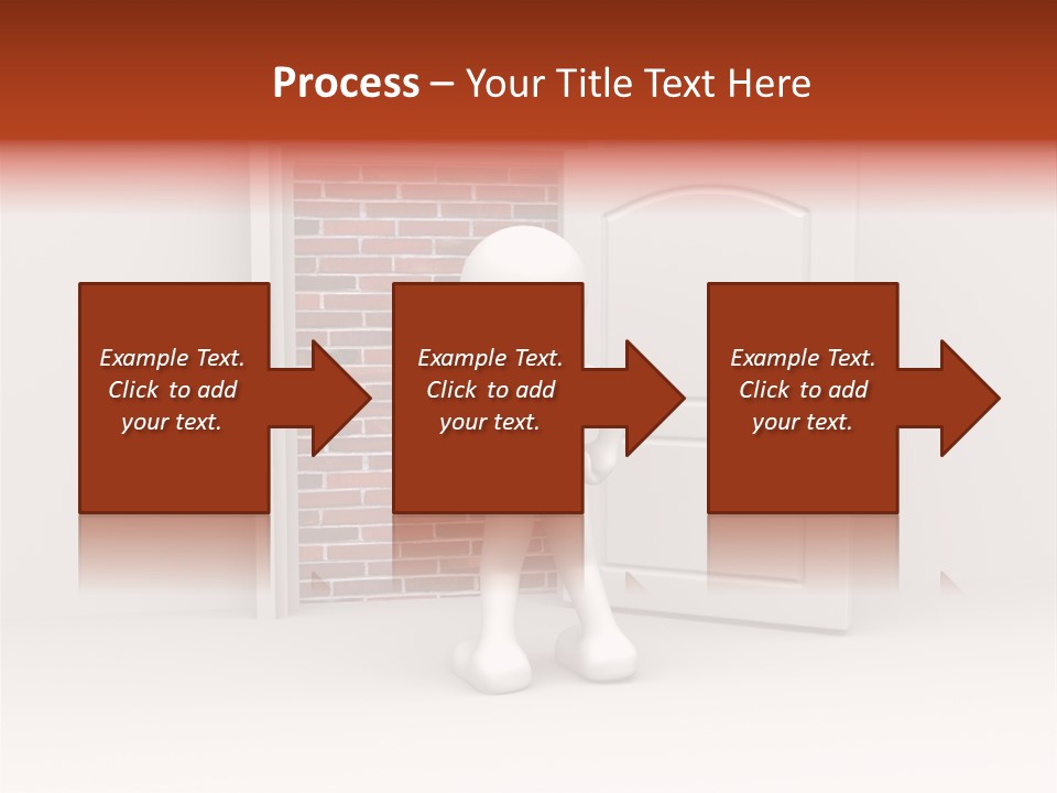 Sealed Puppet Illustration PowerPoint Template