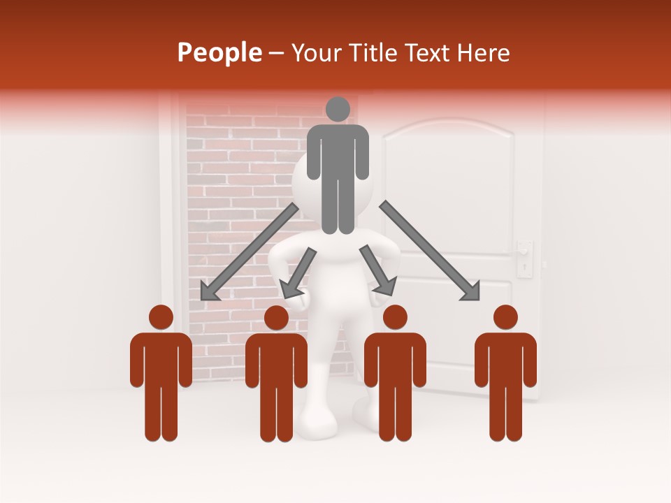 Sealed Puppet Illustration PowerPoint Template