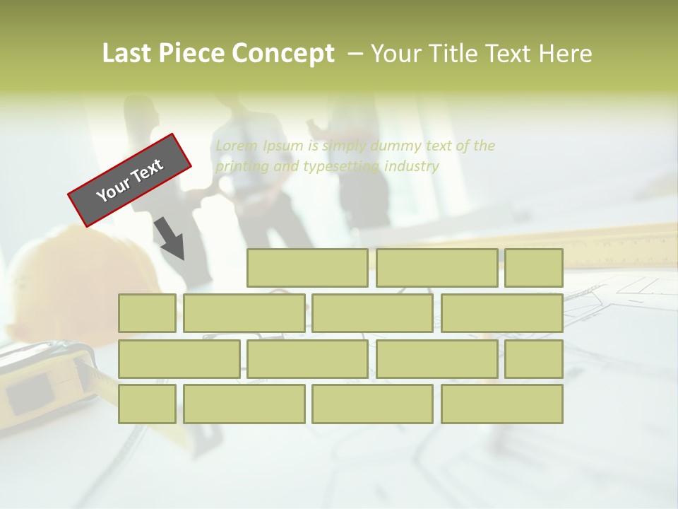 Line Close Up Place PowerPoint Template