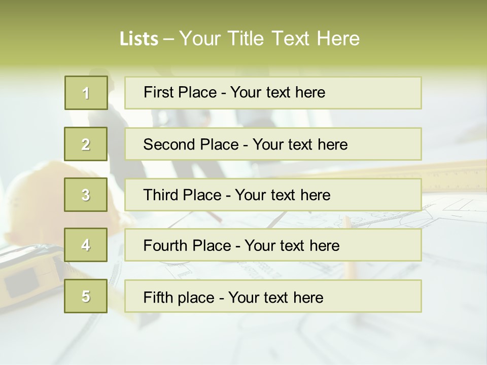 Line Close Up Place PowerPoint Template