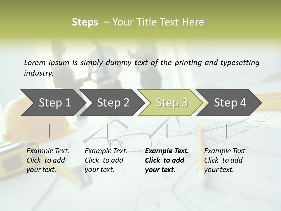 Line Close Up Place PowerPoint Template