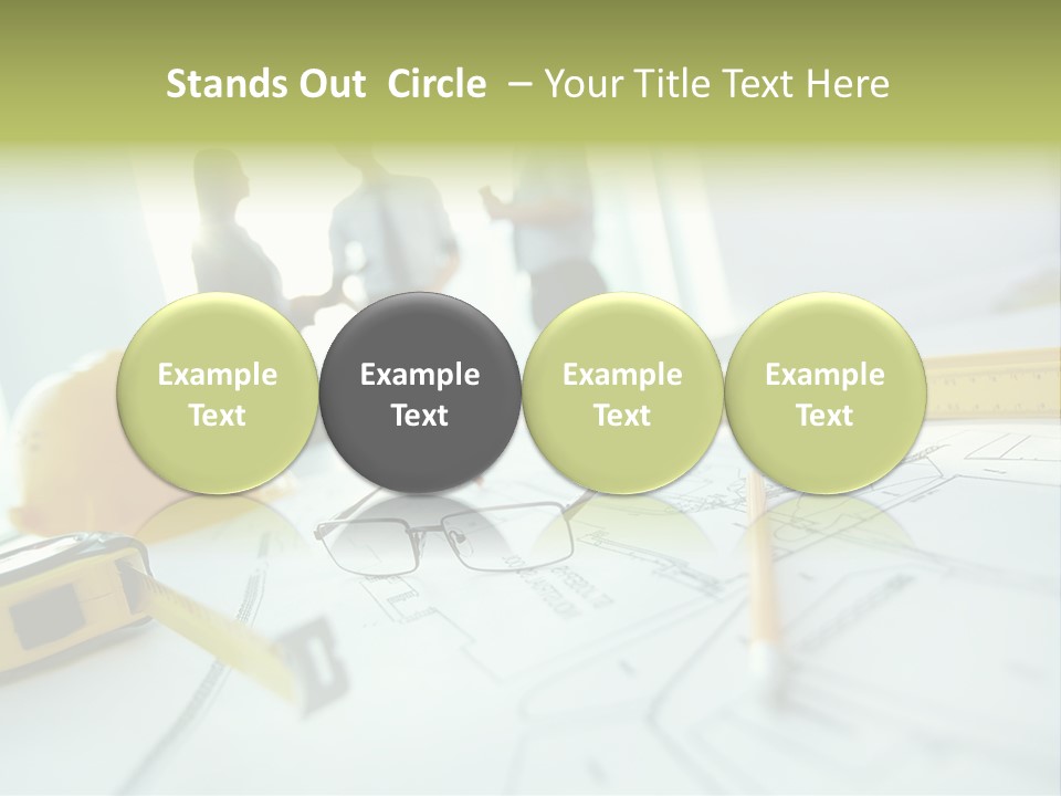 Line Close Up Place PowerPoint Template
