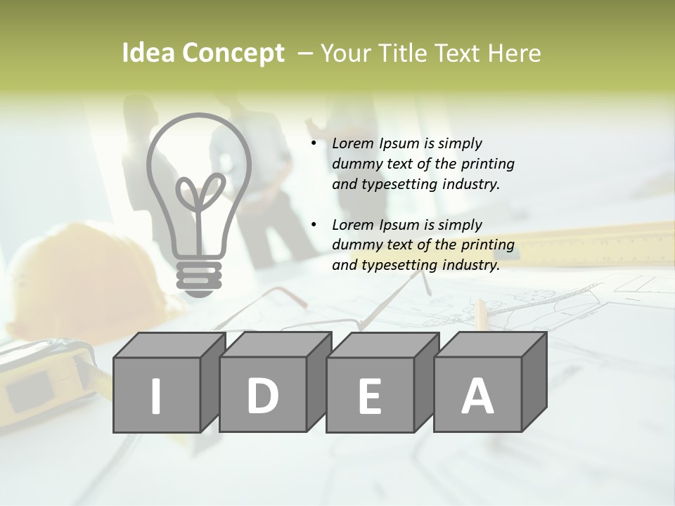 Line Close Up Place PowerPoint Template