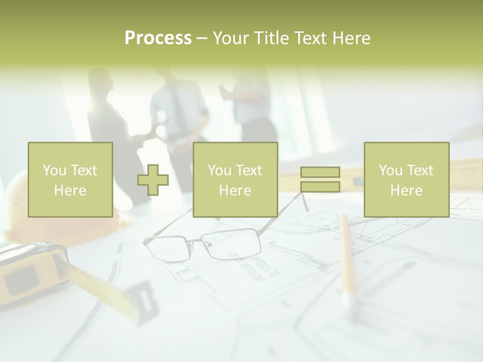 Line Close Up Place PowerPoint Template
