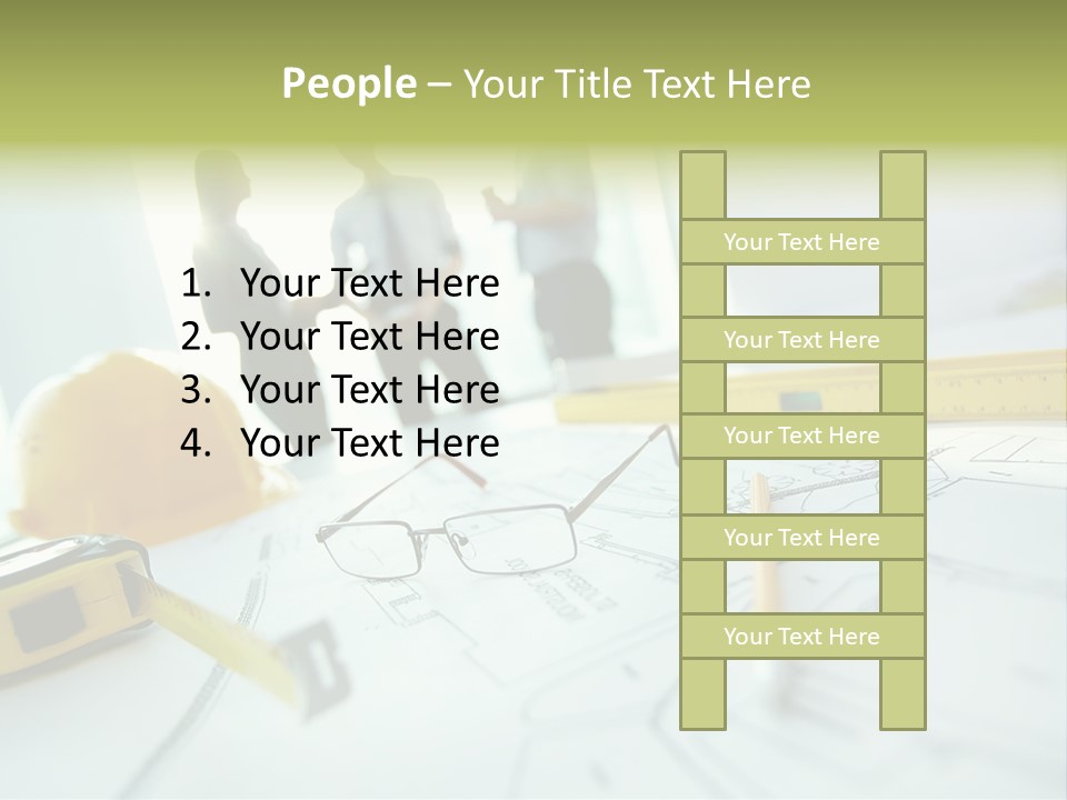 Line Close Up Place PowerPoint Template