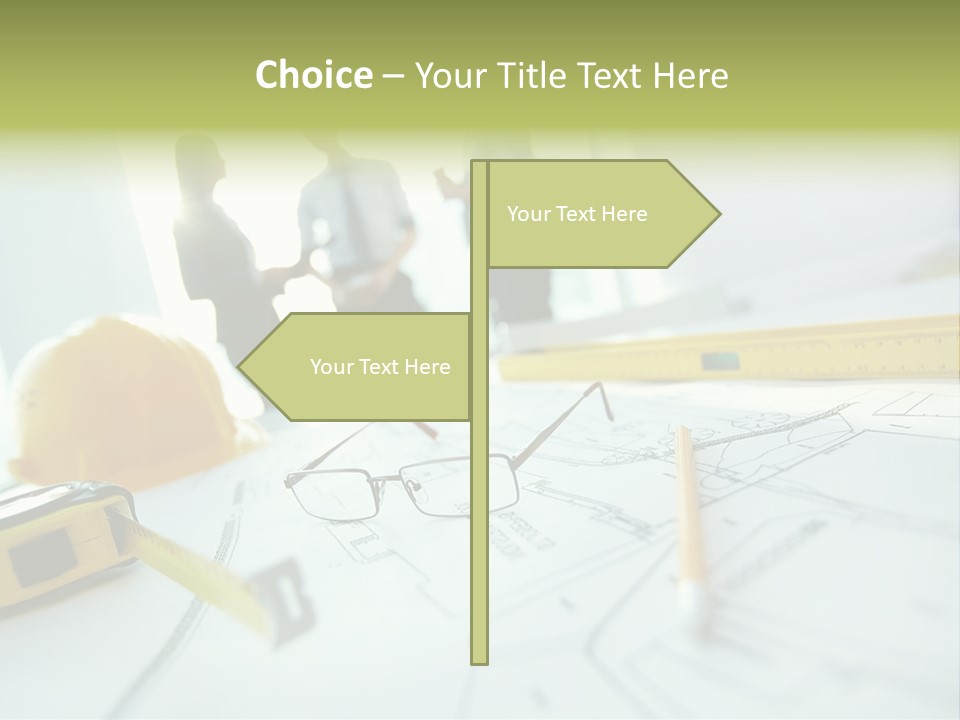 Line Close Up Place PowerPoint Template