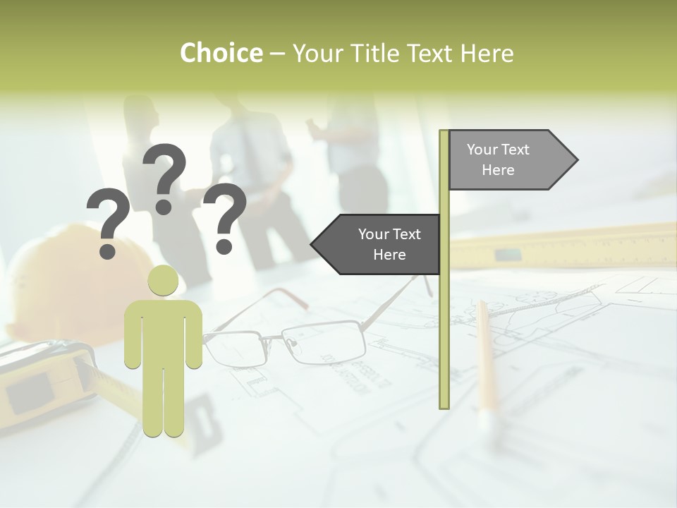 Line Close Up Place PowerPoint Template