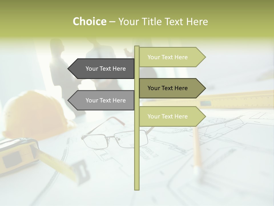 Line Close Up Place PowerPoint Template