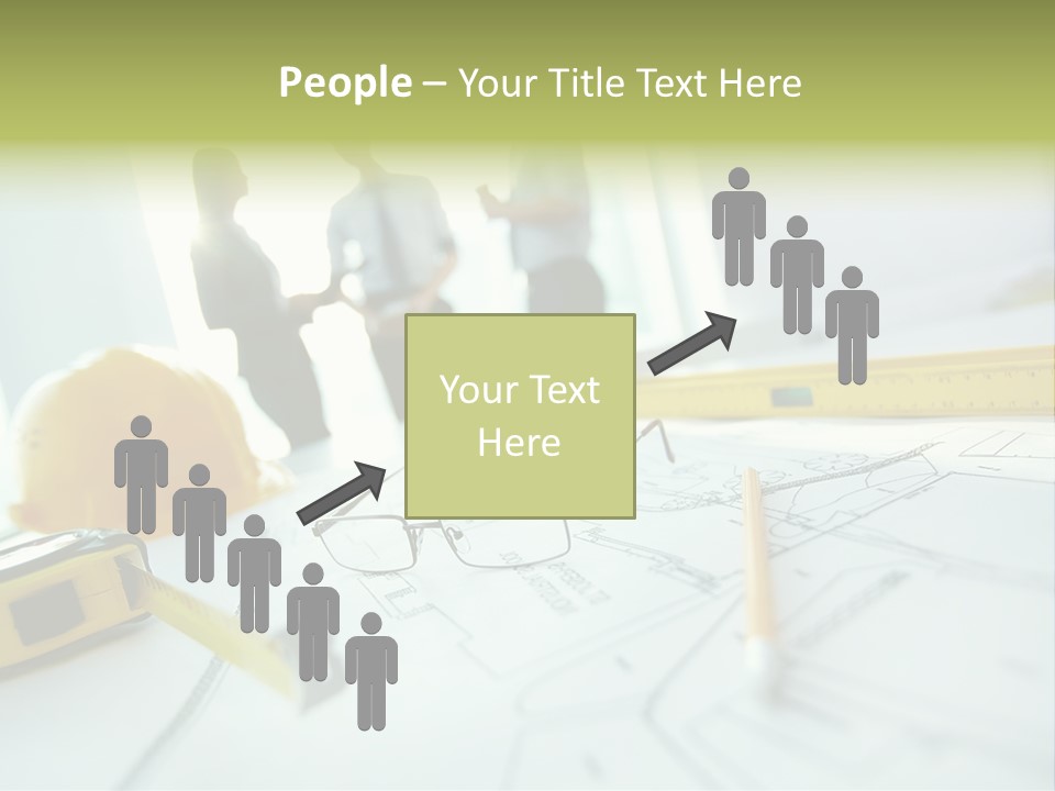 Line Close Up Place PowerPoint Template