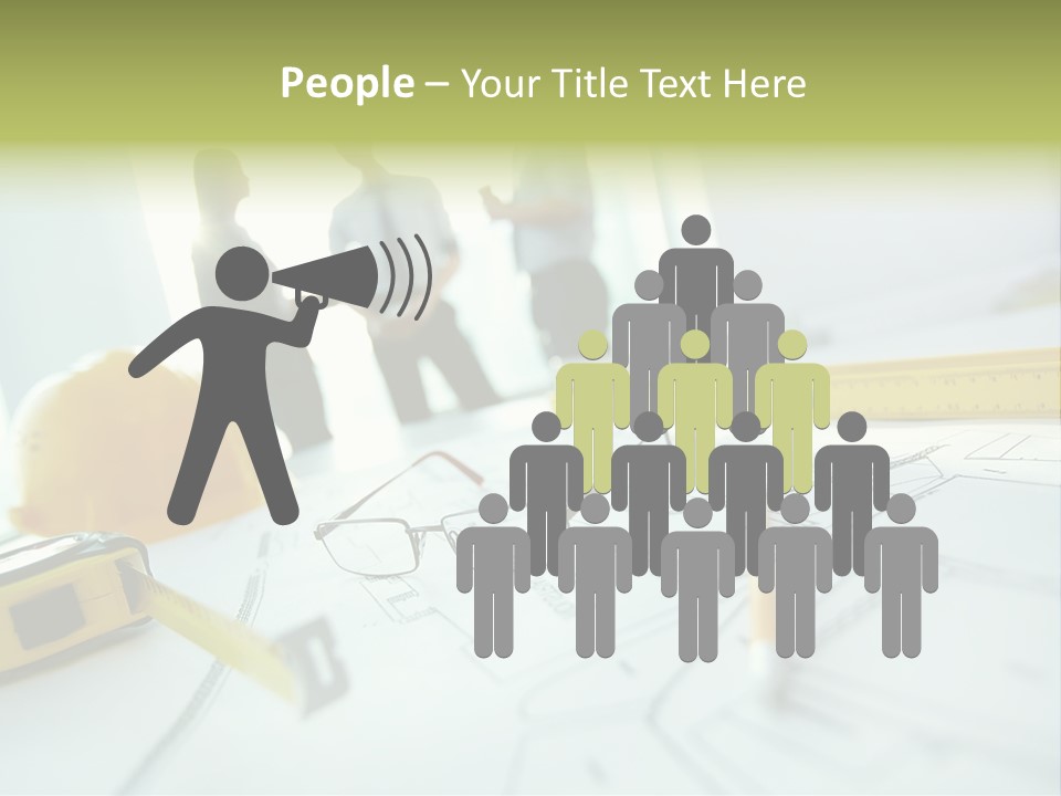 Line Close Up Place PowerPoint Template