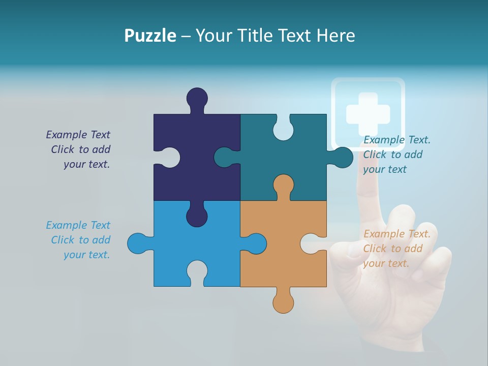 Sign Aid Care PowerPoint Template