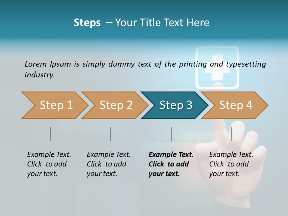 Sign Aid Care PowerPoint Template