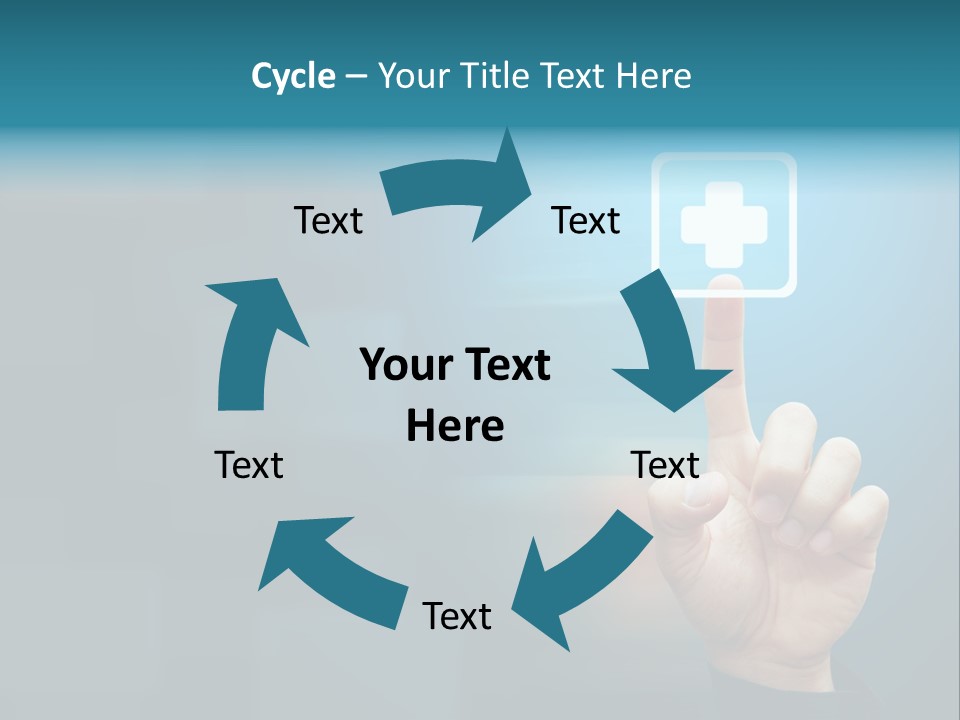 Sign Aid Care PowerPoint Template