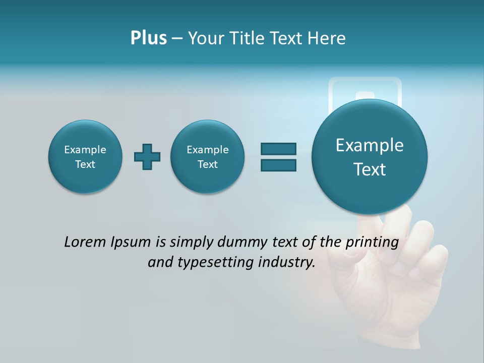 Sign Aid Care PowerPoint Template