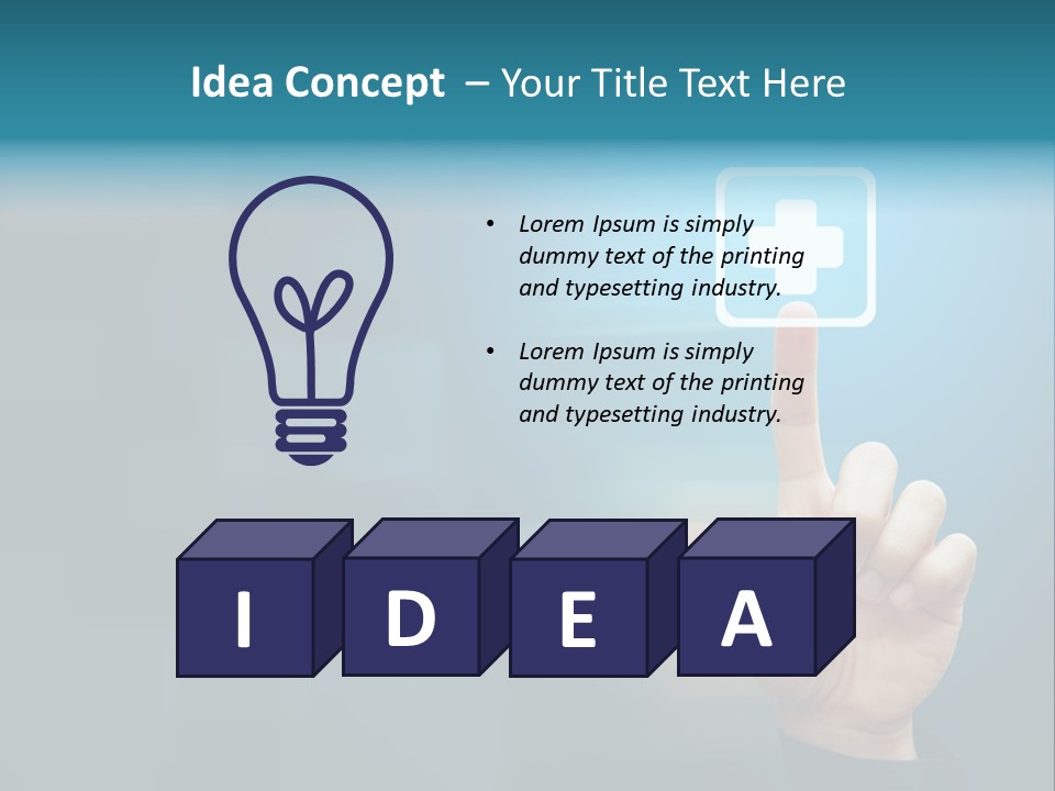 Sign Aid Care PowerPoint Template