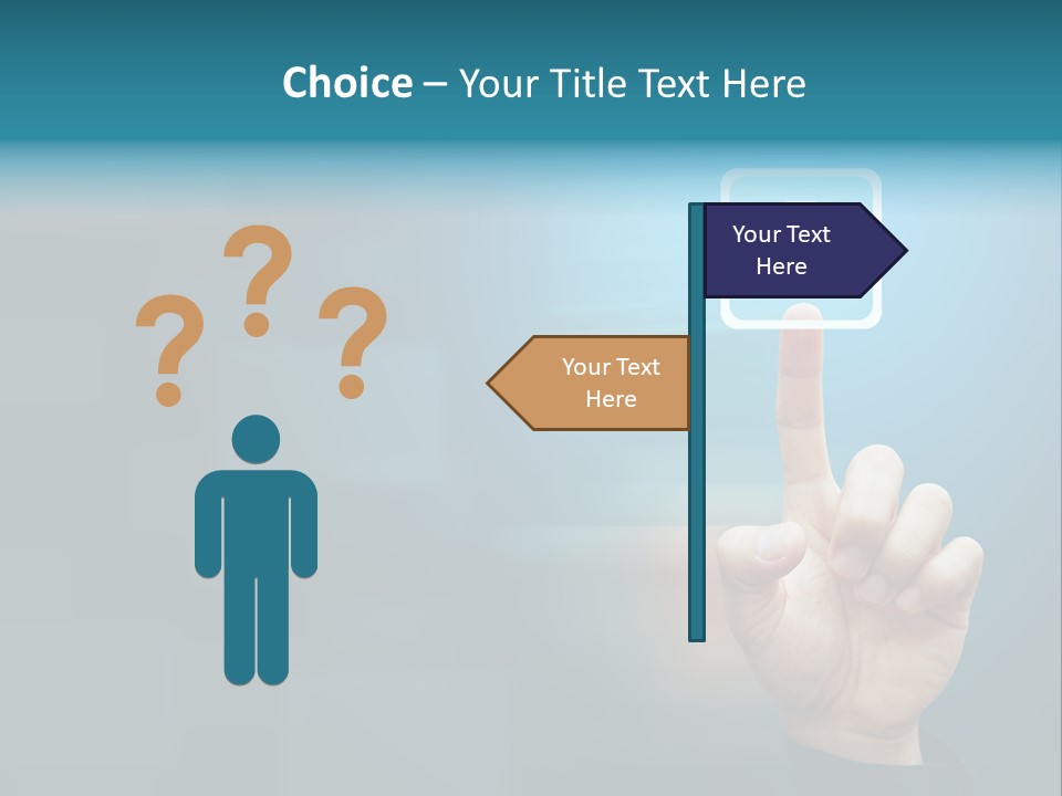 Sign Aid Care PowerPoint Template