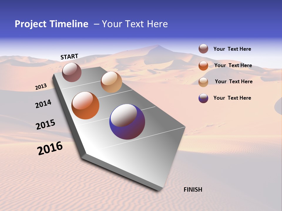 Wave Extreme Morocco PowerPoint Template