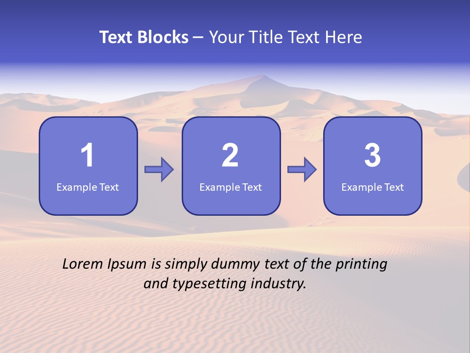 Wave Extreme Morocco PowerPoint Template