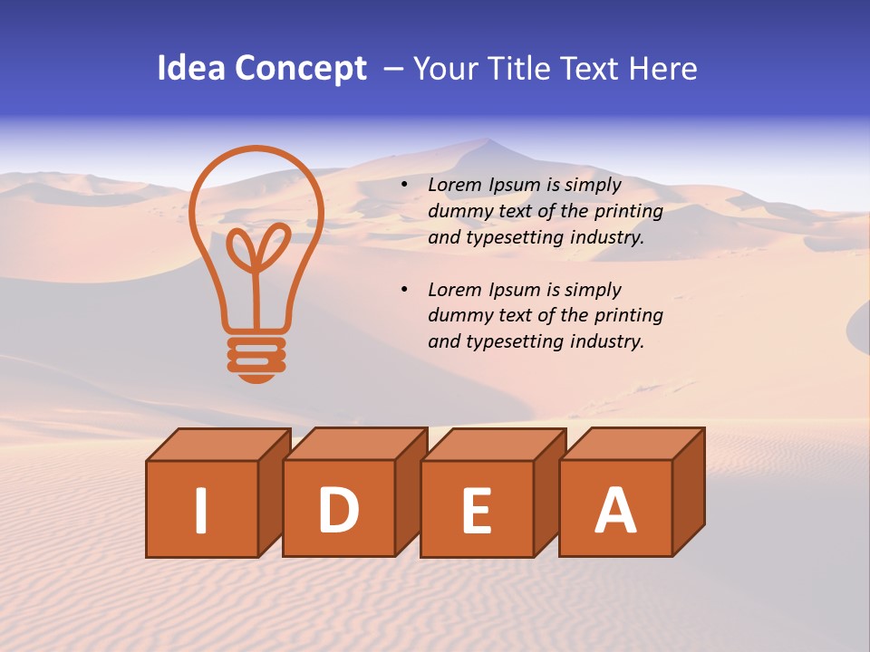 Wave Extreme Morocco PowerPoint Template