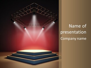 Beam Show Design PowerPoint Template