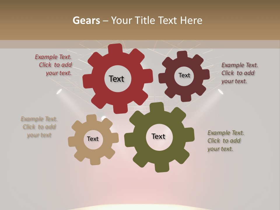 Beam Show Design PowerPoint Template