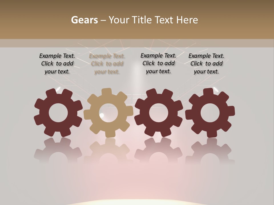 Beam Show Design PowerPoint Template