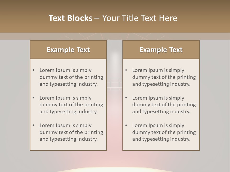 Beam Show Design PowerPoint Template
