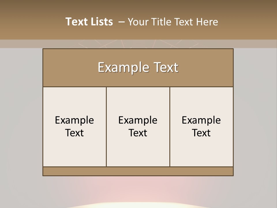 Beam Show Design PowerPoint Template
