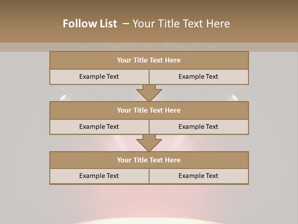 Beam Show Design PowerPoint Template