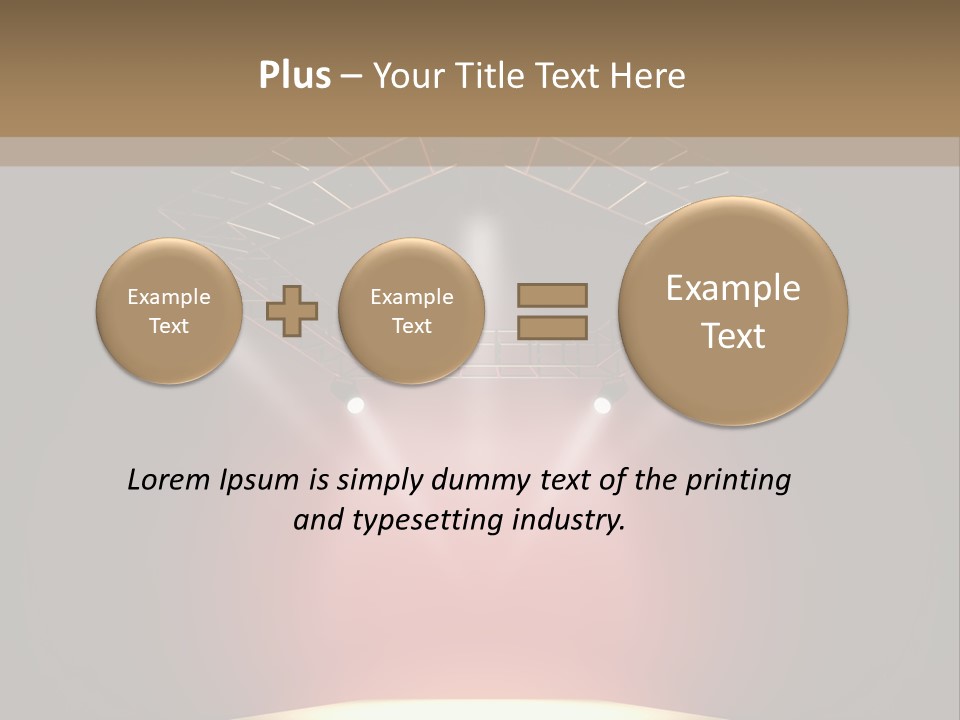 Beam Show Design PowerPoint Template