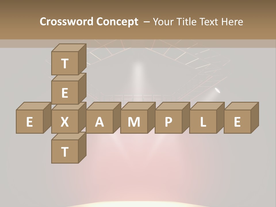 Beam Show Design PowerPoint Template