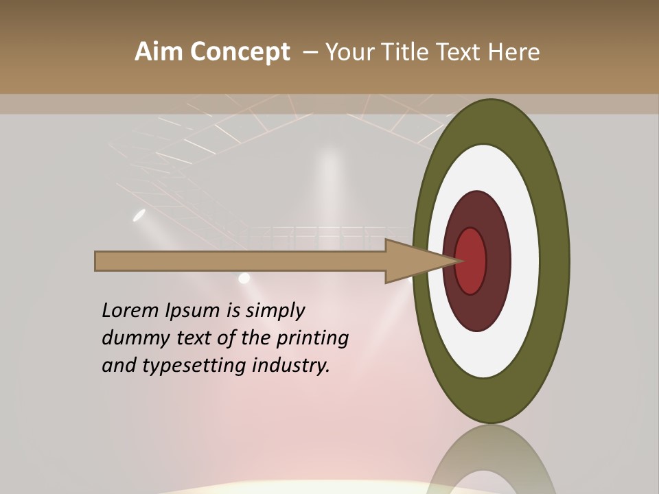 Beam Show Design PowerPoint Template