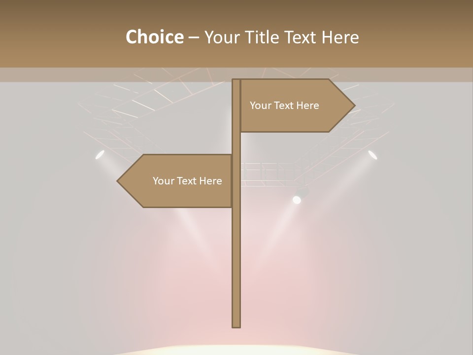 Beam Show Design PowerPoint Template